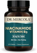 Niacinamida Dr. Mercola 50 mg por Tableta - Apoya la Salud Metabólica - Mini Tabletas - Sin Flushing - No GMO, Sin Gluten y Sin Soja - 270 Porciones - imagen 1