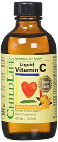 CHILDLIFE ESSENTIALS Suplemento Líquido de Vitamina C - Apoyo al Sistema Inmunológico para Niños, Bebés y Niños Pequeños, Sabor Natural a Naranja - 4 - imagen 1