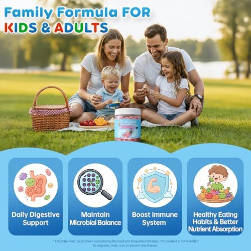 Gomitas Herbales Para Limpieza Intestinal Wormwood Black Walnut Clove, 60 Gummies con Semillas de Calabaza, Vitamina C, D3, Zinc y Probióticos - imagen 4