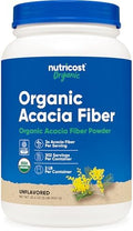 Nutricost Polvo de Fibra de Acacia Orgánica (2 LB) - Certificado Orgánico por USDA, No Transgénico, Libre de Gluten - imagen 1