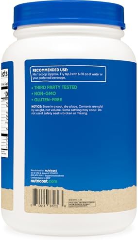 Nutricost Polvo de Fibra de Acacia Orgánica (2 LB) - Certificado Orgánico por USDA, No Transgénico, Libre de Gluten - imagen 5
