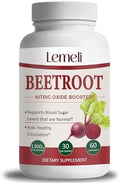 Suplemento de Remolacha Lemeli, Natural, Sin OGM y Sin Gluten, 60 Cápsulas - imagen 1