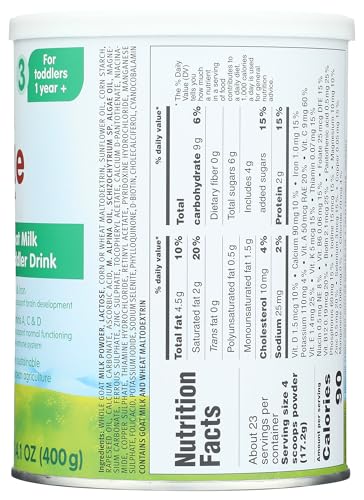 Bebida de Leche de Cabra Holle para Niños, Etapa 3, 14.1 oz en Polvo, 12+ Meses, Leche de Cabra Europea, Sin OGM, Sin Aceite de Palma, DHA, Hierro y - imagen 5