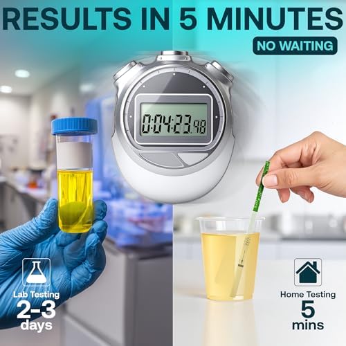 Tiras de Prueba de Alcohol ETG - Prueba ETG en Casa con Ventana de Detección de 80 Horas - Resultados en 5 Minutos - Kit de Detección de Drogas y - imagen 4