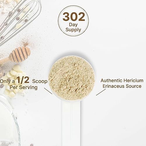 Suplemento Orgánico de Polvo de Hongo Melena de León DEAL, 1,500mg por Porción, 1lb – Extracto Natural de Cuerpo Frutal y Micelio – Nootrópico - imagen 5