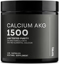 Suplemento Toniiq de 1500mg de Alta Pureza Ca AKG - 99%+ Altamente Purificado y Bioavailable - Cápsulas Vegetarianas de Ca-AKG para Longevidad - 120 - imagen 1