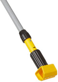 Mango de Trapeador de Aluminio Recubierto de Vinilo Rubbermaid Commercial de 60, Color Gris, Ideal para Limpieza Profesional de Pisos - imagen 1