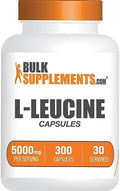 Cápsulas de L-Leucina BulkSupplements.com - Suplemento de Leucina 5000mg, Aminoácido BCAA, Libre de Gluten - 30 Días, 300 Cápsulas - imagen 1