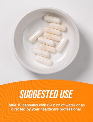 Cápsulas de L-Leucina BulkSupplements.com - Suplemento de Leucina 5000mg, Aminoácido BCAA, Libre de Gluten - 30 Días, 300 Cápsulas - imagen 4