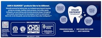 Pasta de Dientes ARM & HAMMER Advance White, Menta Limpia, Blanqueamiento Extremo 4.3 oz (Paquete de 6) - imagen 2