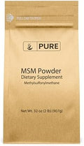 Polvo de Metilsulfonilmetano MSM (2 lbs), Siempre Puro, Suplemento Dietético Natural de Azufre - imagen 1