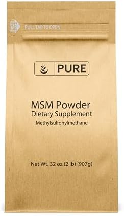 Polvo de Metilsulfonilmetano MSM (2 lbs), Siempre Puro, Suplemento Dietético Natural de Azufre - imagen 1