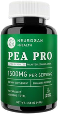Suplemento Neurogan Ultra Micronizado de Palmitoiletanolamida (PEA) - 1500 MG por Porción - Alta Pureza y Biodisponibilidad - 90 Cápsulas - Soporte - imagen 1
