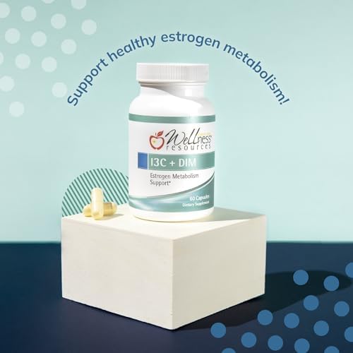 Wellness Resources I3C + DIM para un Metabolismo Estrogénico Saludable, Desintoxicación (60 Cápsulas) - 300mg I3C + 100mg DIM - Vegano, Sin Gluten - imagen 6