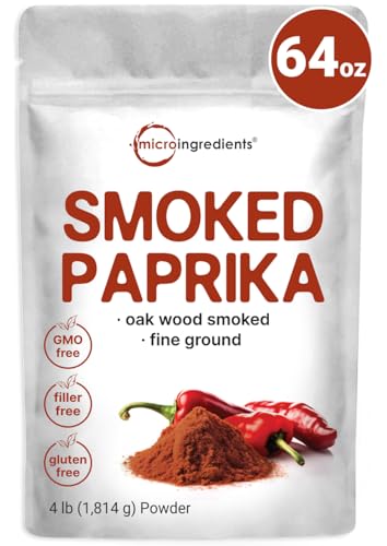 Pimentón Ahumado en Polvo, 4 lb (64 oz) | Fuente Española Premium | Sabor Dulce y Ahumado | Ideal para Marinadas, Carnes y Aderezos | Sin Aditivos, - imagen 1
