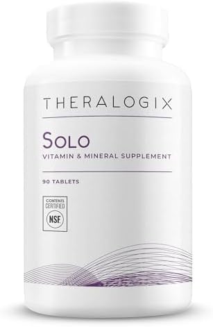 Suplemento Multivitamínico y Multimineral Theralogix Solo Sin Hierro - Suministro para 90 Días - Multivitamínico Sin Hierro para Hombres y Mujeres - - imagen 1