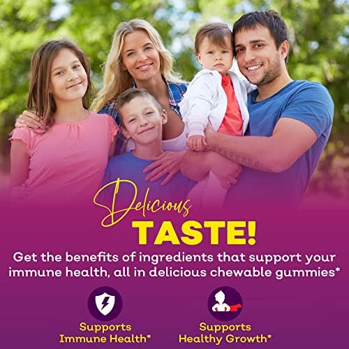 Gomitas Sakoon Nutrition de Saúco y Aceite de Semilla Negra para Niños, Apoyo Inmunológico, con Vitamina C y Zinc, Sabor a Baya, 60 Gomitas - imagen 7