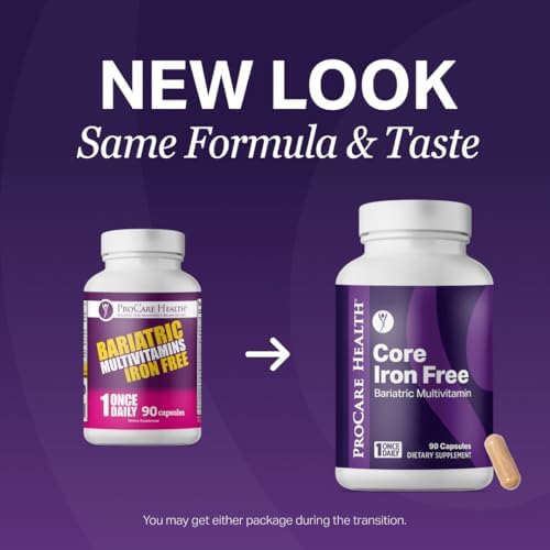 Multivitamínico Bariátrico Procare Health sin Hierro (30 Cápsulas Veganas de Disolución Rápida) - Vitaminas para Manga Gástrica y Bypass Gástrico - imagen 2