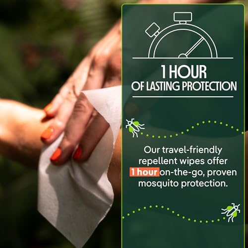 Toallitas Repelentes de Mosquitos Murphy’s Naturals, Paquete Reutilizable Mejorado, a Base de Plantas con Limón y Romero, 10 Toallitas, 3 Paquetes - imagen 3
