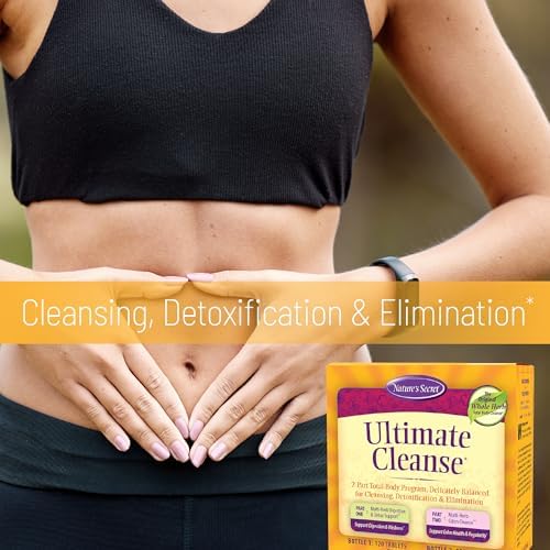 Nature's Secret Ultimate Cleanse - Programa de Limpieza Corporal de 2 Partes para Detoxificación y Eliminación - Suplementos Digestivos y de Colon a - imagen 5