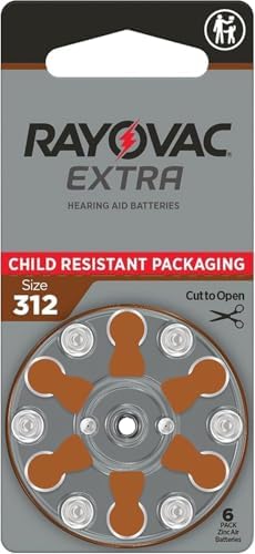 Baterías para audífonos Rayovac Extra Advanced, tamaño 312 (paquete de 60 piezas) - imagen 2