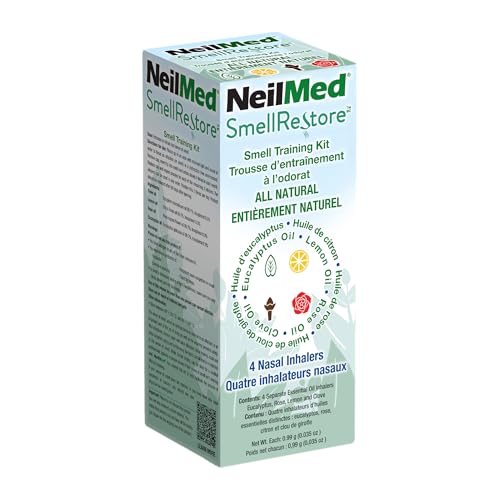 NeilMed Smell Restore - Kit Natural de Entrenamiento de Olores con 4 Inhaladores de Aceites Esenciales: Eucalipto, Rosa, Limón y Clavo - imagen 3