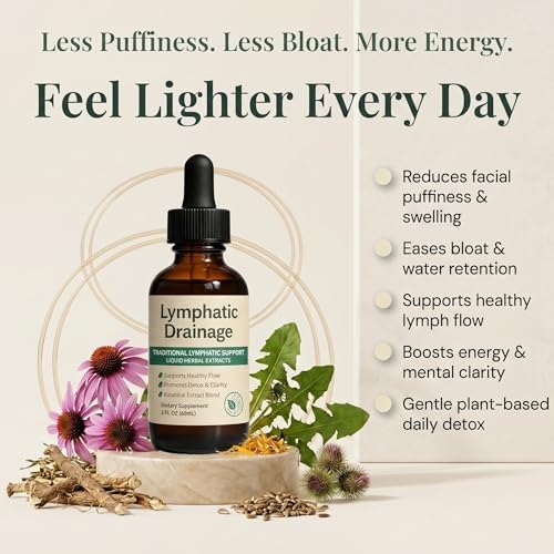 Gotas de Drenaje Linfático, Mezcla Herbal con Saúco y Equinácea, 2 fl. oz – Promueve la Salud General y el Drenaje Eficiente del Sistema Linfático. - imagen 2