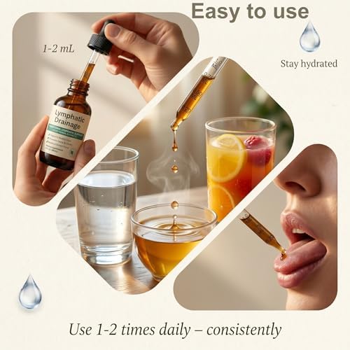 Gotas de Drenaje Linfático, Mezcla Herbal con Saúco y Equinácea, 2 fl. oz – Promueve la Salud General y el Drenaje Eficiente del Sistema Linfático. - imagen 7