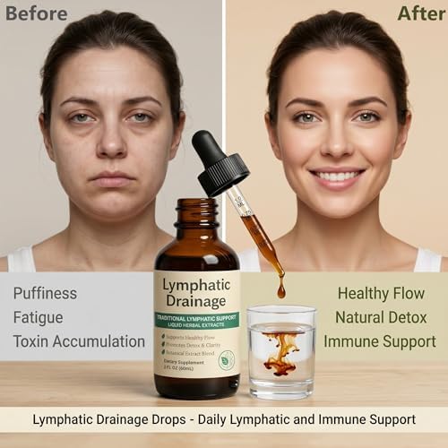 Gotas de Drenaje Linfático, Mezcla Herbal con Saúco y Equinácea, 2 fl. oz – Promueve la Salud General y el Drenaje Eficiente del Sistema Linfático. - imagen 8