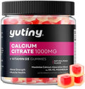 Gomitas Yutiny de Citrato de Calcio, 1000mg con Vitamina D3, K2 y Magnesio, Suplemento Masticable para Huesos y Músculos, 60 Unidades - imagen 1