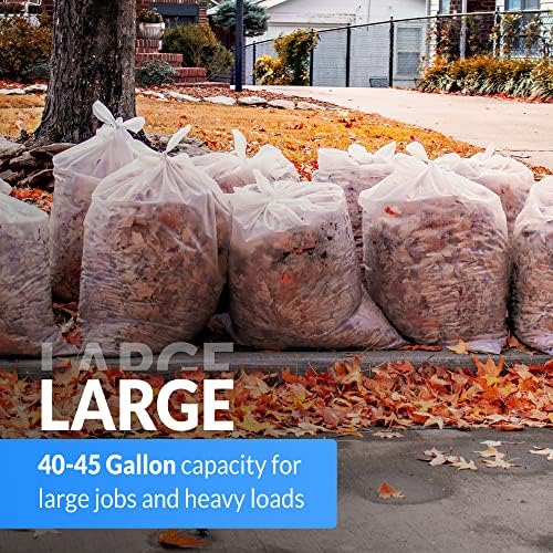 Bolsas de Basura Reli de 40 a 45 Galones, Resistentes | 50 Bolsas Transparentes para Limpieza a Fondo - imagen 5
