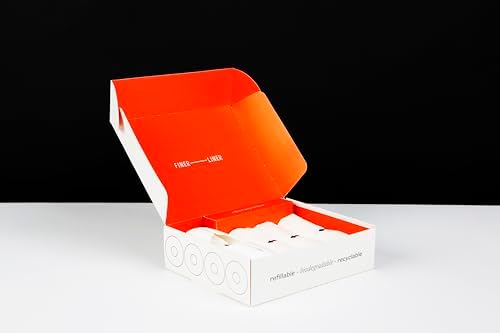 Kit de Forros para Botes FINER LINER, incluye 1 dispensador recargable y 4 rollos de forros para bolsas de basura sin fragancia (40 piezas en total), - imagen 5