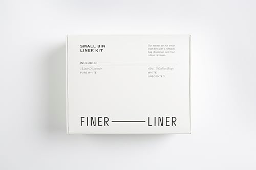 Kit de Forros para Botes FINER LINER, incluye 1 dispensador recargable y 4 rollos de forros para bolsas de basura sin fragancia (40 piezas en total), - imagen 6