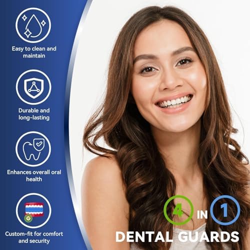 Bokzen Férula Dental Infantil para Bruxismo, Paquete de 8, Guardas Nocturnas Personalizables, Detalles Cómodos, Transparente - imagen 4
