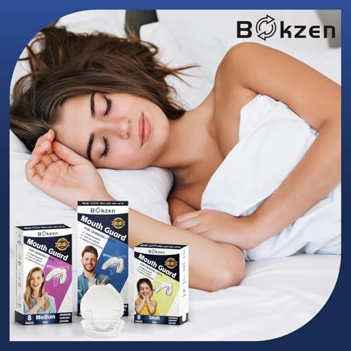 Bokzen Férula Dental Infantil para Bruxismo, Paquete de 8, Guardas Nocturnas Personalizables, Detalles Cómodos, Transparente - imagen 7