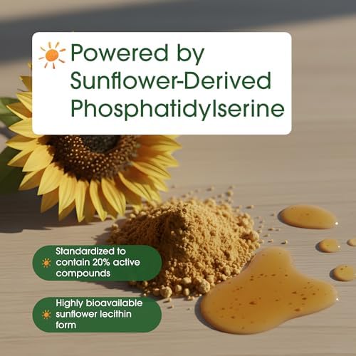 NatureBell Fosfatidilserina 500mg - 240 Cápsulas - Apoyo a la Salud Cerebral para Hombres y Mujeres* - Lecitina de Girasol Bioavailable - Suplemento - imagen 6