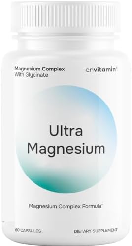 envitamin Ultra Magnesio Glicinato - Fórmula 8 en 1 con Vitamina B12 Metilada, Vitamina D3 y B6. - imagen 1