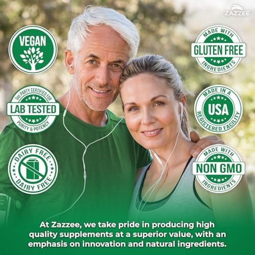 Extracto de Azafrán Orgánico Zazzee 20:1, 88.5 mg, 100 Cápsulas Veganas, Suministro para 3+ Meses, No Transgénico, Hecho en EE. UU. - imagen 8