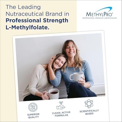 MethylPro L-Metilfolato 10 mg - Suplemento de Metilfolato para Hombres y Mujeres, Vitamina B9 Metilada (5-MTHF) para la Salud Cerebral - 30 Cápsulas - imagen 5
