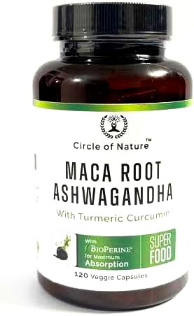 Cápsulas de Maca y Extracto de Ashwagandha para Hombres y Mujeres con Cúrcuma y Bioperina - 120 Cápsulas Hechas en EE. UU. - imagen 6