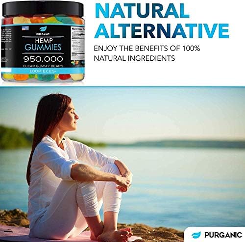 Gomitas de Cáñamo Purganic – Apoyo para el Sueño, Paz y Relajación – Alta Potencia, Sabor Frutal Natural – Hecho en EE. UU. – 100 piezas - imagen 5