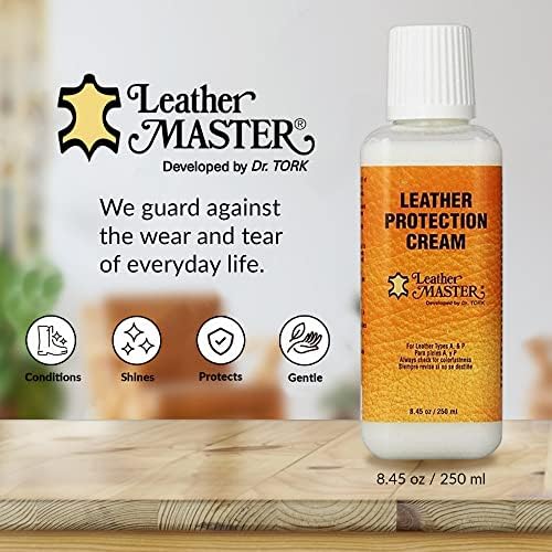 CREMA PROTECTORA DE CUERO LEATHER MASTER 250ML - Limpiador y Acondicionador para Sofás, Ropa, Bolsos, Zapatos y Cuero de Autos, Fórmula a Base de Agua - imagen 2