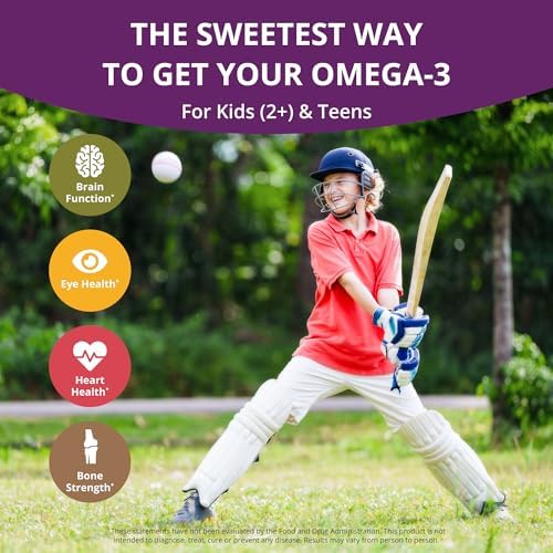 Gomitas NuBest Omega 3 para Niños y Adolescentes con Aceite de Linaza | Apoya el Crecimiento Cerebral, Claridad Mental y Salud Visual | Sin Azúcar - imagen 2