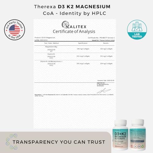 Suplemento de Vitamina D3 K2 10000 IU - Fórmula Extra Fuerte con 10,000 IU de Vitamina D3 + K2 MK-7 200 mcg y Complejo de Magnesio Glicinato - 300 - imagen 4