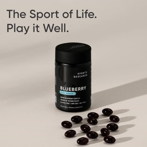 Cápsulas de Arándano Sports Research - Hechas con Arándanos Orgánicos y Aceite de Oliva Extra Virgen Orgánico - Sin OGM y Sin Gluten - 60 Softgels - imagen 7