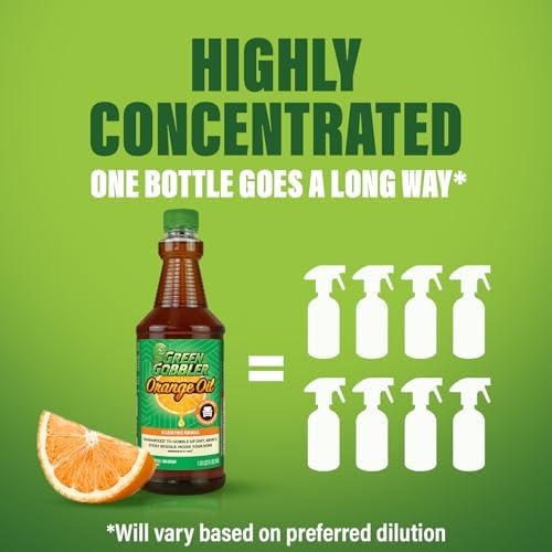 Aceite de Naranja Concentrado 100% Natural Green Gobbler, Prensado en Frío, 32 oz - Limpieza Multiusos para Hogar y Exterior - imagen 4