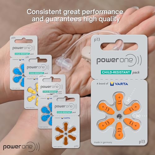 Baterías para Audífonos Powerone Tamaño 13 Zinc Aire P13 Paquete de 60 unidades - imagen 4