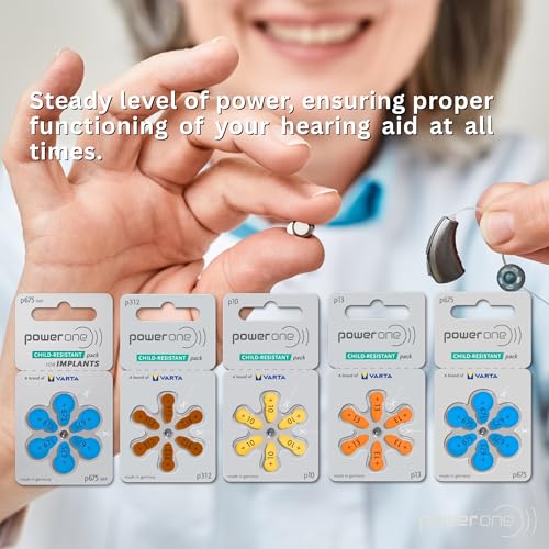 Baterías para Audífonos Powerone Tamaño 13 Zinc Aire P13 Paquete de 60 unidades - imagen 5