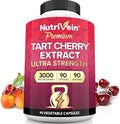 Cápsulas de Cereza Ácida Premium Nutrivein 3000mg: Suplemento Ultra Potente para Recuperación Post-Deportiva, Desintoxicación, Descanso y Movilidad - imagen 1