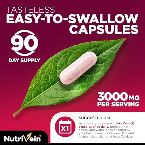 Cápsulas de Cereza Ácida Premium Nutrivein 3000mg: Suplemento Ultra Potente para Recuperación Post-Deportiva, Desintoxicación, Descanso y Movilidad - imagen 6